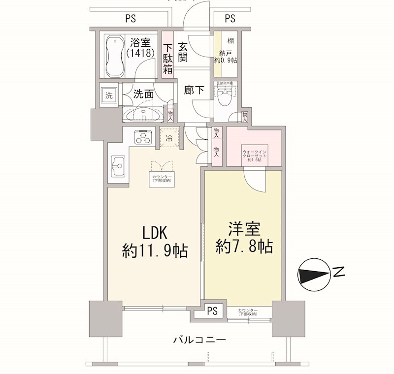 ザ・パークタワー東京サウス 間取図・土地図