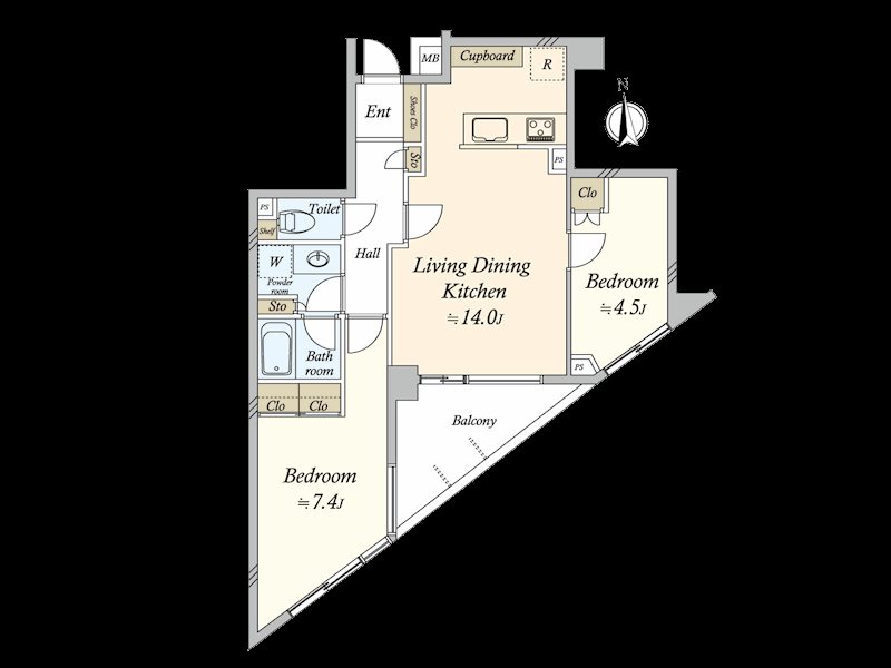 ハウス三軒茶屋 間取図・土地図