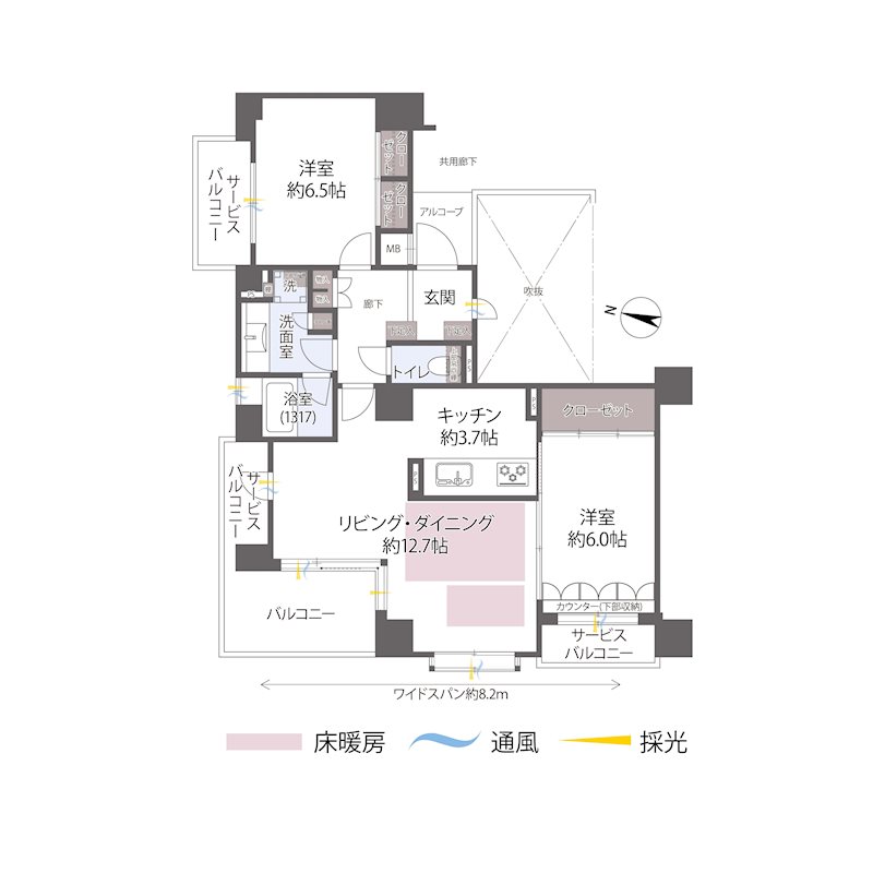 プリンスハイツ代々木 間取図・土地図