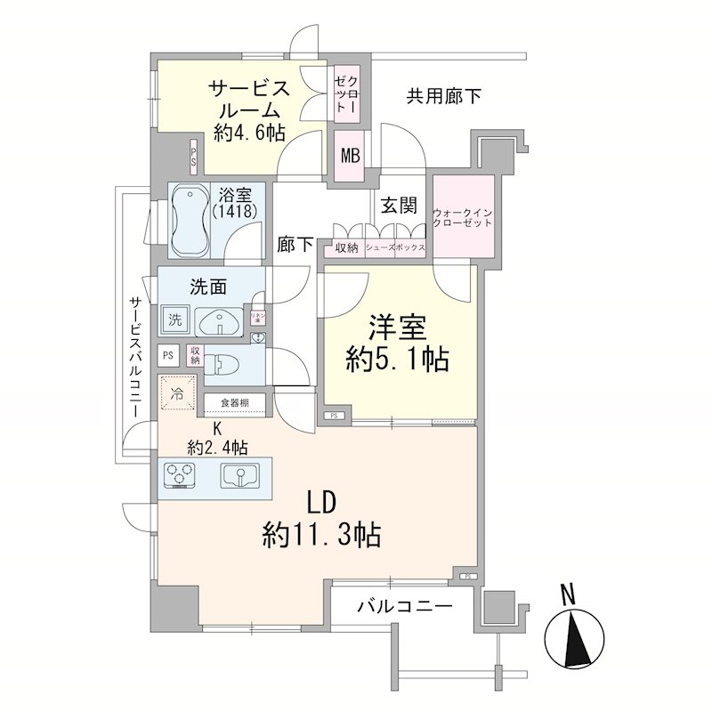 クレヴィア南麻布 間取図・土地図